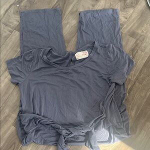 Jackson Rowe Blue/Gray Romper